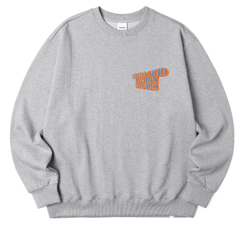 mahagrid (マハグリッド) SOLID LOGO SWEATSHIRT [GREY]