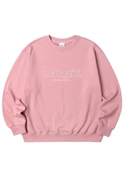 mahagrid (マハグリッド) THIRD LOGO CREWNECK  MG2BSMM481A  [PINK]