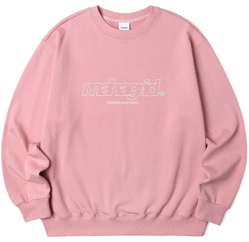 mahagrid (マハグリッド) THIRD LOGO CREWNECK  MG2BSMM481A  [PINK]