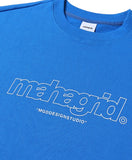 mahagrid (マハグリッド)  THIRD LOGO CREWNECK MG2BSMM481A [BLUE]