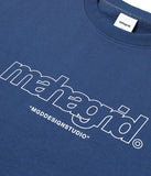 mahagrid (マハグリッド)  THIRD LOGO CREWNECK MG2BSMM481A [NAVY]
