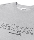 mahagrid (マハグリッド) THIRD LOGO CREWNECK MG2BSMM481A [GREY]