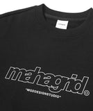 mahagrid (マハグリッド) THIRD LOGO CREWNECK MG2BSMM481A [BLACK]
