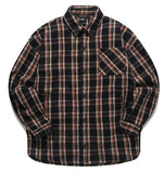 ダブルユーブイプロジェクト(WV PROJECT) Denish Long Check Shirt Black JILS7441