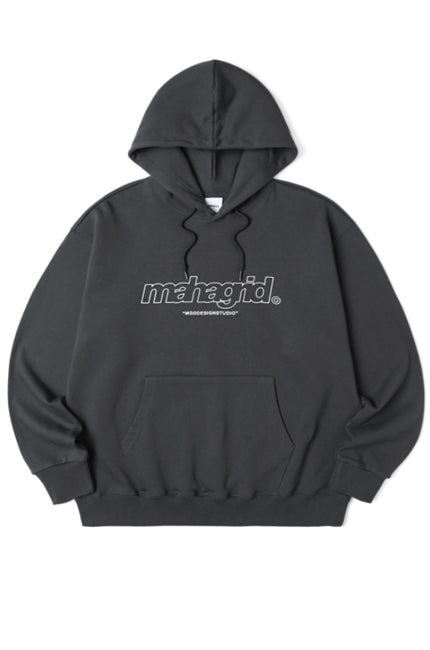 mahagrid (マハグリッド)    THIRD LOGO HOODIE MG2BSMM430A [CHARCOAL]