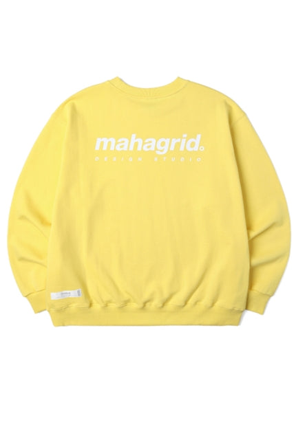 mahagrid (マハグリッド) ORIGIN LOGO CREWNECK MG2BSMM485A [YELLOW]