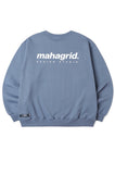 mahagrid (マハグリッド) ORIGIN LOGO CREWNECK MG2BSMM485A [BLUE]