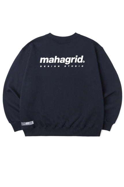 mahagrid (マハグリッド) ORIGIN LOGO CREWNECK MG2BSMM485A [NAVY]