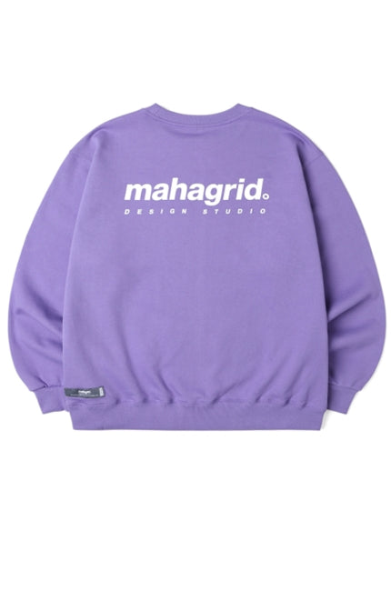 mahagrid (マハグリッド) ORIGIN LOGO CREWNECK MG2BSMM485A [PURPLE]