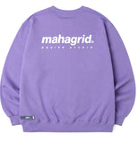mahagrid (マハグリッド) ORIGIN LOGO CREWNECK MG2BSMM485A [PURPLE]