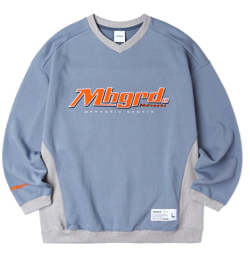 mahagrid (マハグリッド) SPORTS TEAM SWEATSHIRT MG2BSMM470A [BLUE