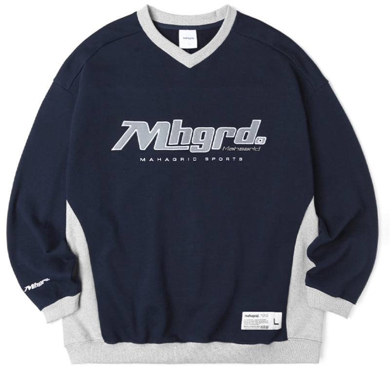 mahagrid (マハグリッド) SPORTS TEAM SWEATSHIRT MG2BSMM470A [NAVY]