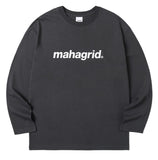 mahagrid (マハグリッド)  BASIC LOGO LS TEE MG2BSMT553A [CHARCOAL]