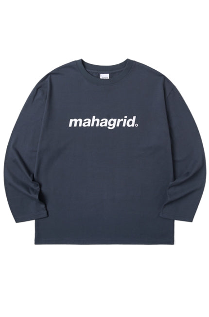 mahagrid (マハグリッド)  BASIC LOGO LS TEE MG2BSMT553A [NAVY]
