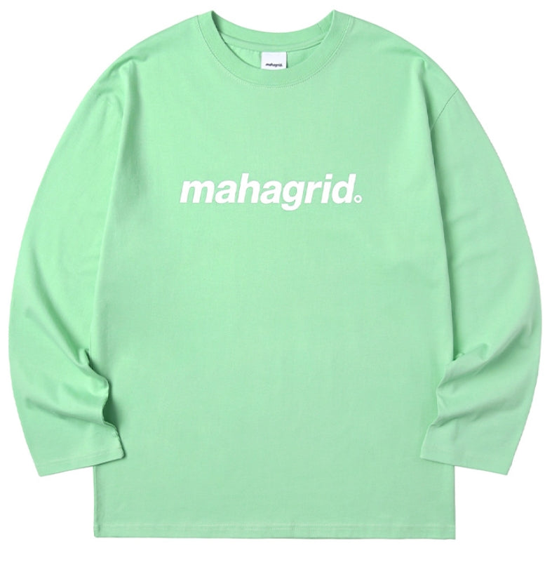 mahagrid (マハグリッド)   BASIC LOGO LS TEE MG2BSMT553A [GREEN]