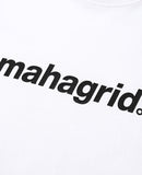 mahagrid (マハグリッド)   BASIC LOGO LS TEE MG2BSMT553A [WHITE]