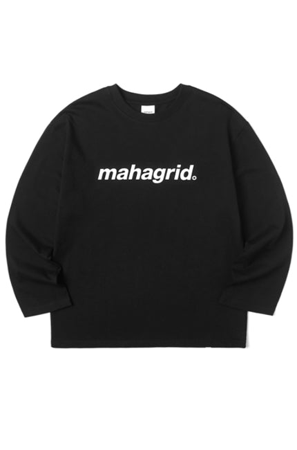 mahagrid (マハグリッド)    BASIC LOGO LS TEE MG2BSMT553A [BLACK]