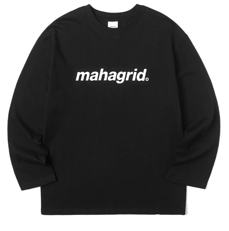 mahagrid (マハグリッド)    BASIC LOGO LS TEE MG2BSMT553A [BLACK]