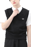 ベーシックコットン(BASIC COTTON) BCN logo vest - black