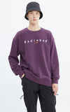 ベドインベド(BADINBAD) WIDE LOGO SWEAT SHIRT_DEEP PURPLE