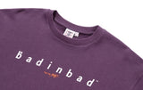 ベドインベド(BADINBAD) WIDE LOGO SWEAT SHIRT_DEEP PURPLE