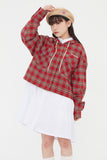 TARGETTO(ターゲット) CHECK HOODIE SHIRTS_RED