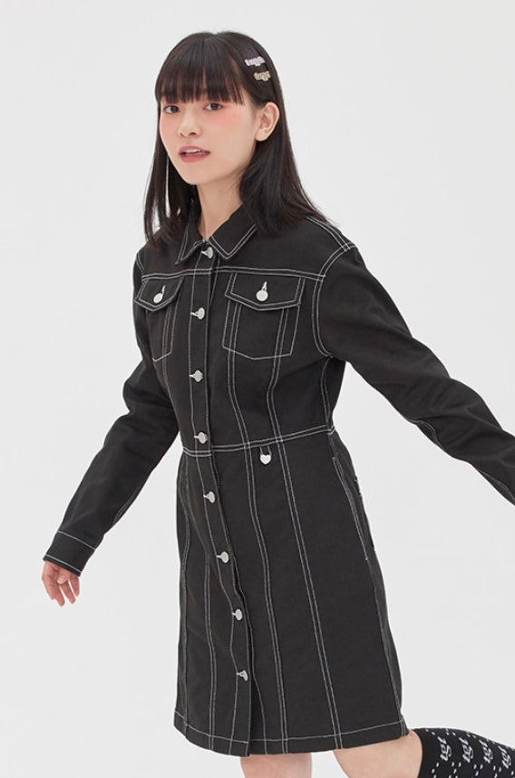 TARGETTO(ターゲット) TRUCKER ONE PIECE_BLACK