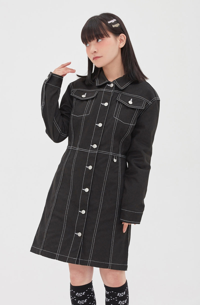 TARGETTO(ターゲット) TRUCKER ONE PIECE_BLACK