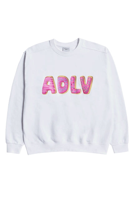 アクメドラビ(acme' de la vie)  DONUT RING SWEATSHIRT WHITE