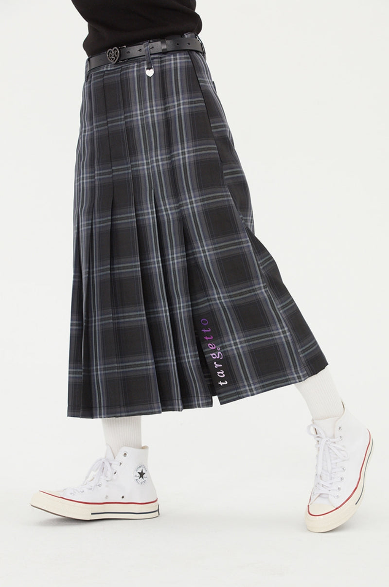 TARGETTO(ターゲット) LONG PLEATS SKIRT_BLACK
