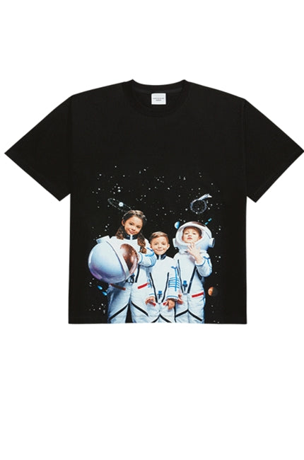 アクメドラビ(acme' de la vie) ASTRONAUT TRIO SHORT SLEEVE T-SHIRT BLACK