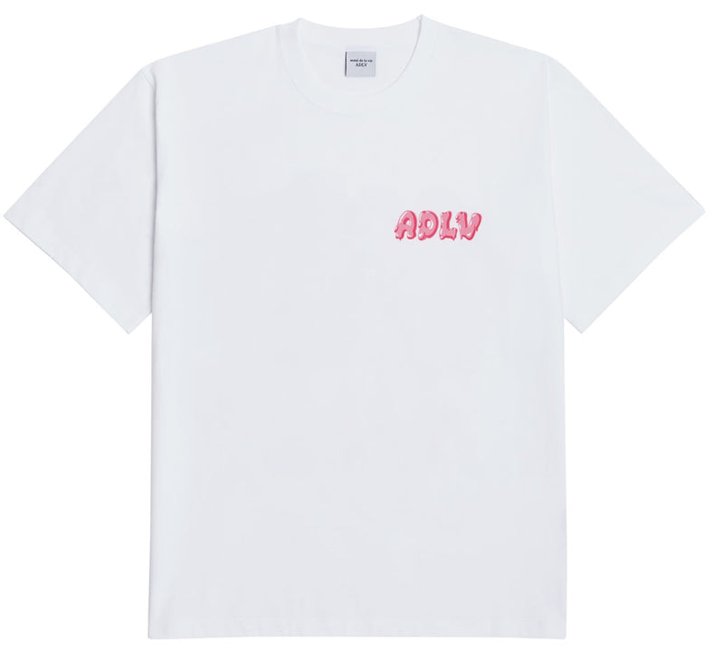アクメドラビ(acme' de la vie) ICE CREAM LOGO SHORT SLEEVE T-SHIRT WHITE