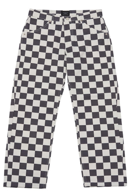 アクメドラビ(acme' de la vie)  CHECKERBOARD CHINO PANTS BLACK / WHITE