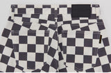 アクメドラビ(acme' de la vie)  CHECKERBOARD CHINO PANTS BLACK / WHITE