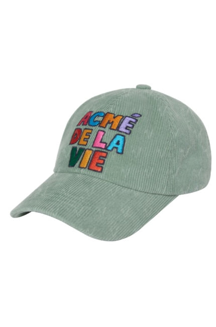 アクメドラビ(acme' de la vie)  COLORFUL CORDUROY BALLCAP MINT