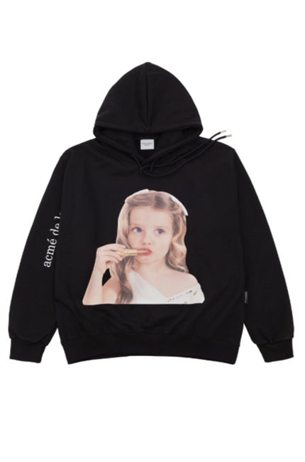 アクメドラビ(acme' de la vie)  ADLV BABY FACE HOODIE BLACK LIP STICK