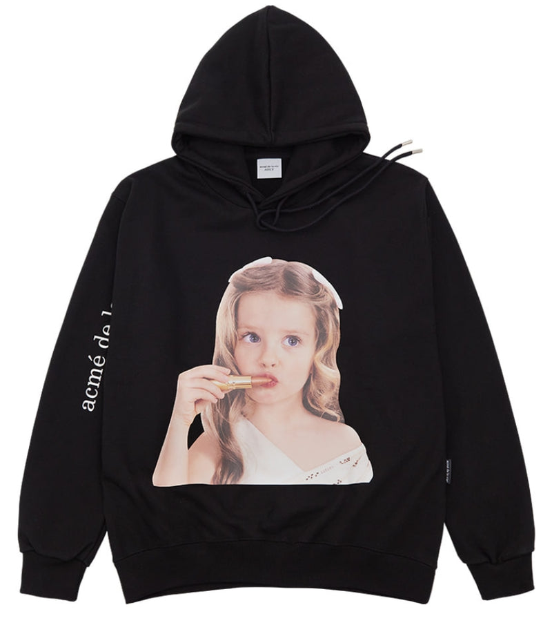 アクメドラビ(acme' de la vie)  ADLV BABY FACE HOODIE BLACK LIP STICK