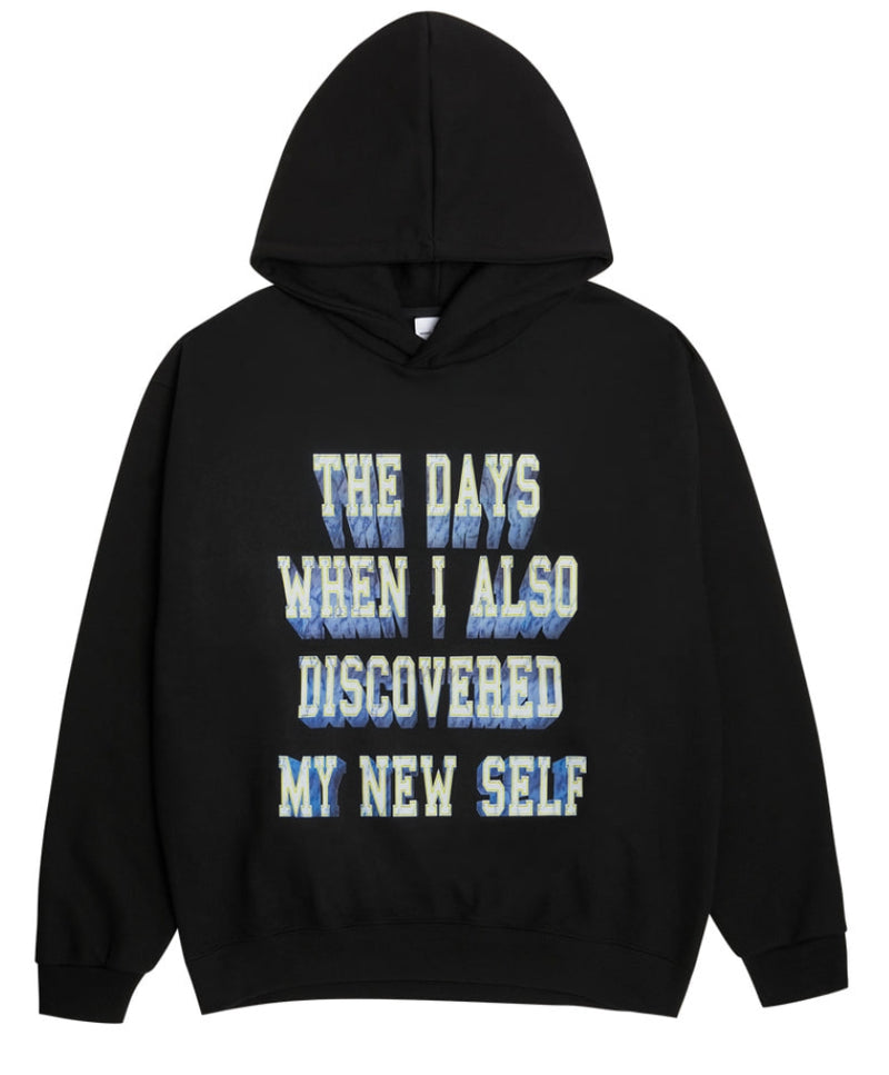 アクメドラビ(acme' de la vie) MARBLE LOGO HOODIE BLACK