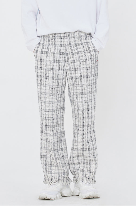 ロマンティッククラウン(ROMANTIC CROWN) TWEED PANTS_OATMEAL