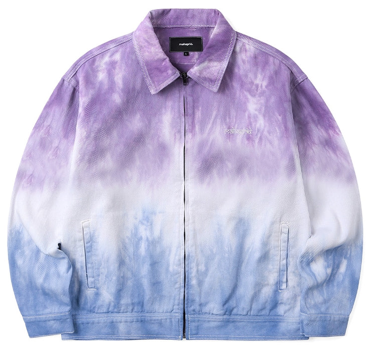 mahagrid (マハグリッド) DYED ZIP UP JACKET [BLUE]