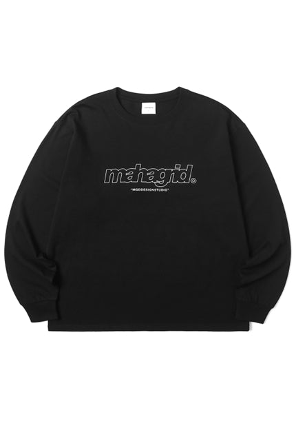 mahagrid (マハグリッド)   THIRD LOGO LS TEE MG2BSMT554A [BLACK]