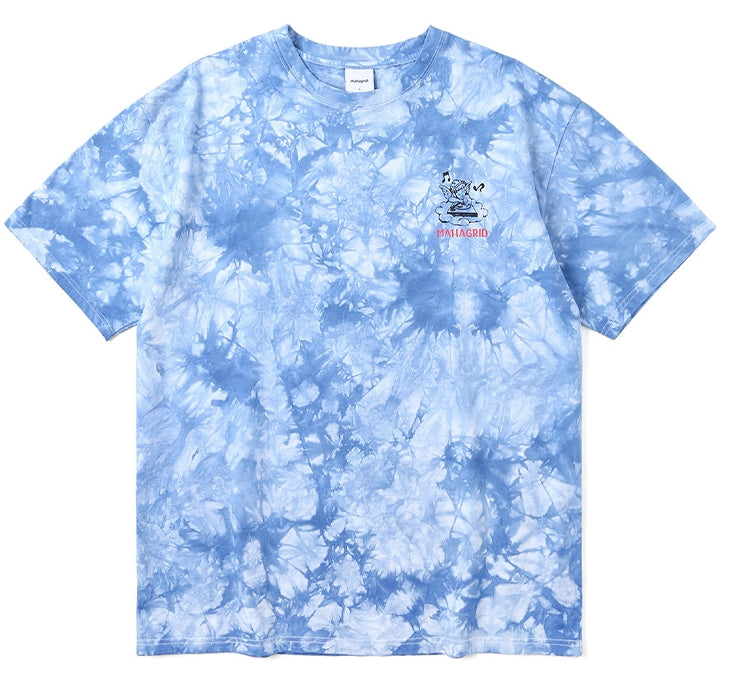 mahagrid (マハグリッド)  DYED BABY ANGEL TEE [BLUE]