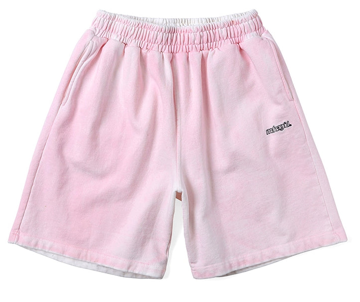 mahagrid (マハグリッド) THIRD LOGO SPRAYED SWEAT SHORT [PINK]