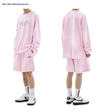 mahagrid (マハグリッド) THIRD LOGO SPRAYED SWEAT SHORT [PINK]