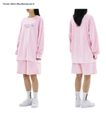 mahagrid (マハグリッド) THIRD LOGO SPRAYED SWEAT SHORT [PINK]