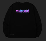 mahagrid (マハグリッド)  RAINBOW REFLECTIVE LS TEE MG2BSMT556A [CHARCOAL]