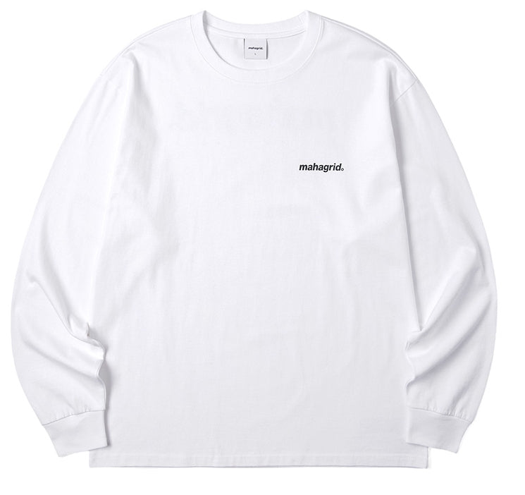 mahagrid (マハグリッド)  RAINBOW REFLECTIVE LS TEE MG2BSMT556A [WHITE]
