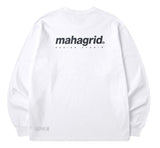 mahagrid (マハグリッド)  RAINBOW REFLECTIVE LS TEE MG2BSMT556A [WHITE]