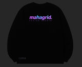 mahagrid (マハグリッド) RAINBOW REFLECTIVE LS TEE [BLACK]