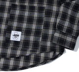 AQO_studiospace(アコスタジオスペース)  AQO BEAR CHECK SHIRTS BLACK